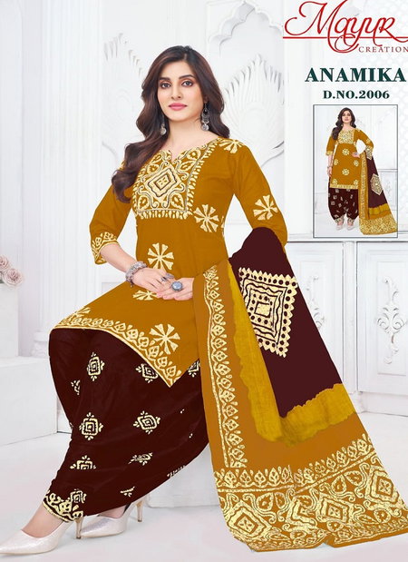 Anamika Vol 2 By Mayur Cotton Printed Dress Material Wholesale Price In Surat
